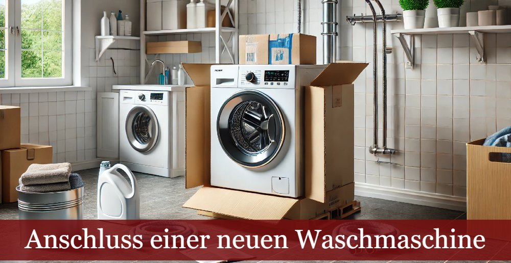 Anschluss einer neuen Waschmaschine