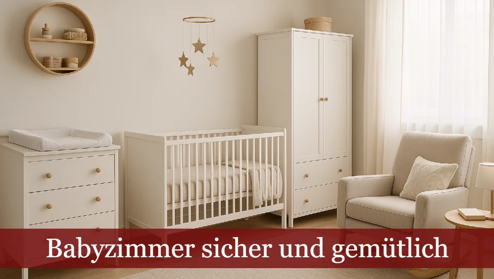 Babyzimmer sicher und gemütlich 