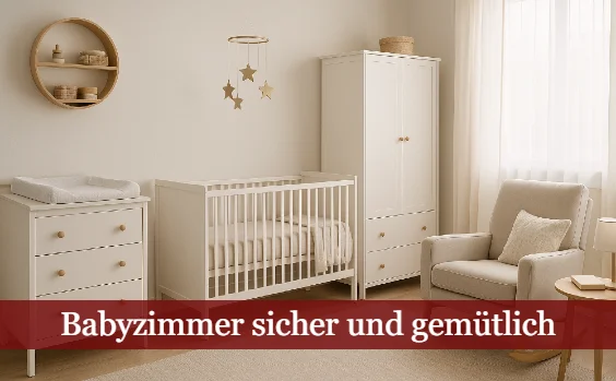 Babyzimmer sicher und gemütlich