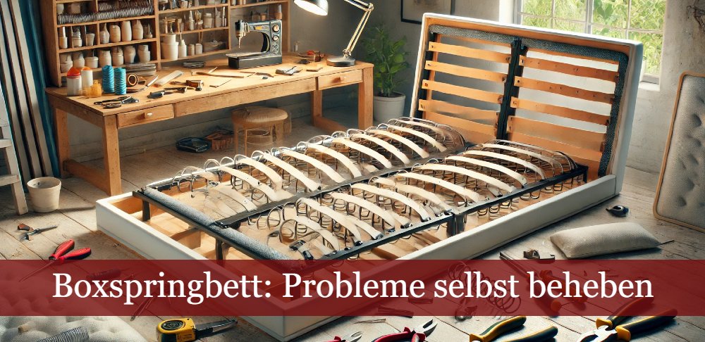 Boxspringbett: Probleme selbst beheben - Symbolbild