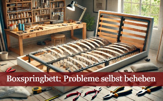 Boxspringbett: Probleme selbst beheben - Symbolbild