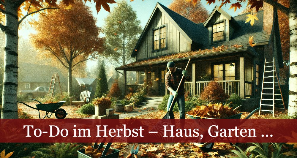 Arbeiten im Herbst
