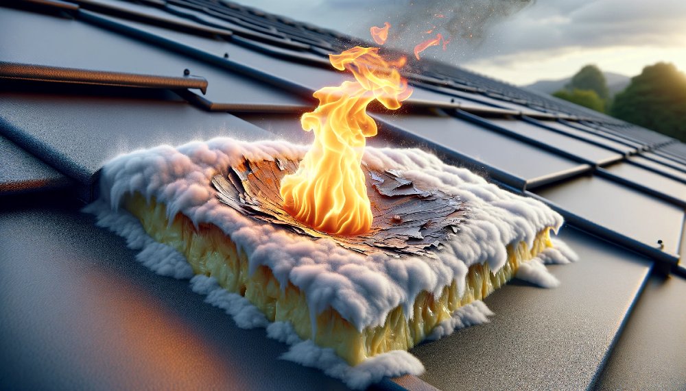 Brandschutz bei der Dachdämmung