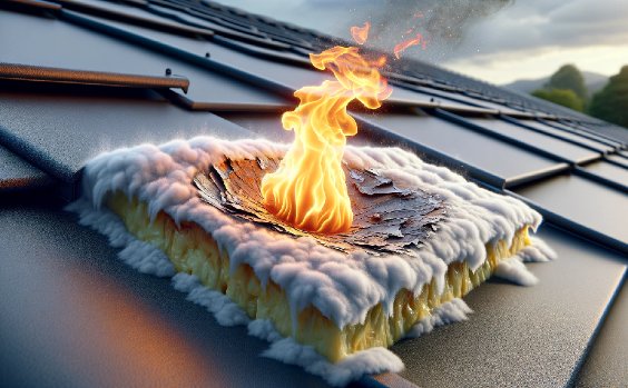 Brandschutz bei der Dachdämmung