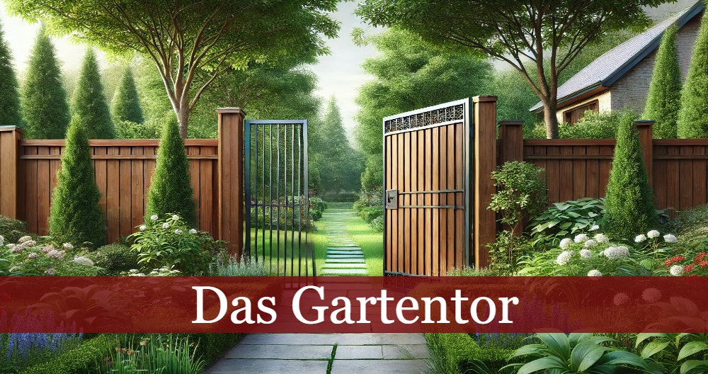 Gartentor Symbolbild