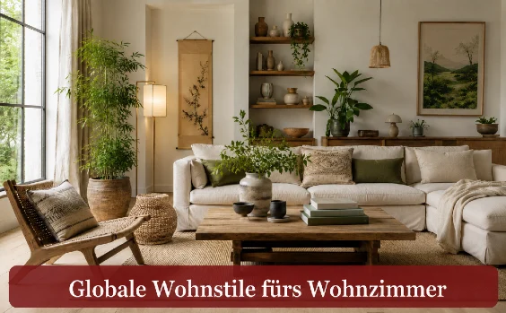 Globale Wohnstile fürs Wohnzimmer - Symbolbild