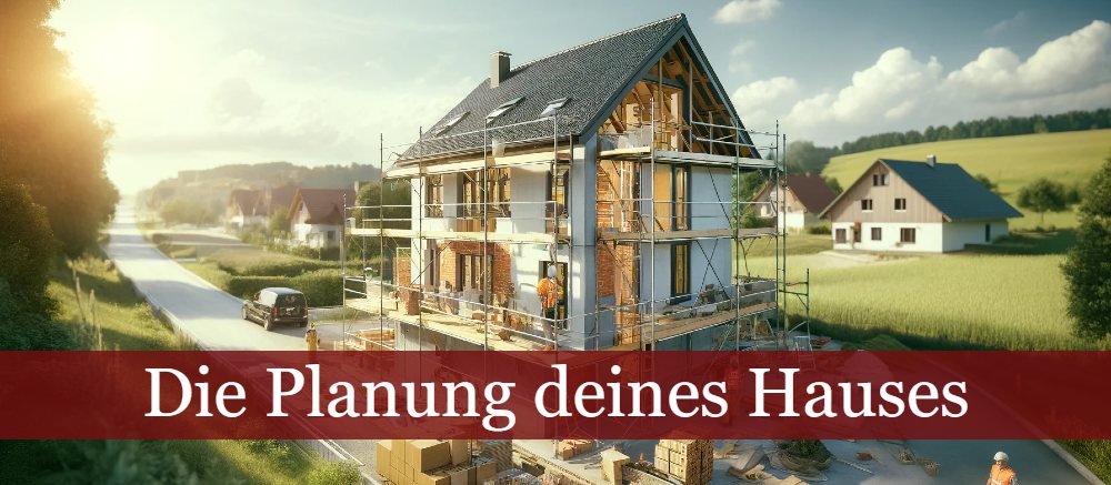 Hausbau-Planung Symbolbild