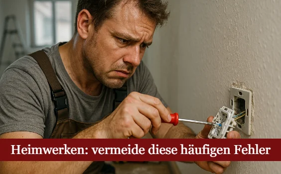DIY-Fehler schiefes Regal