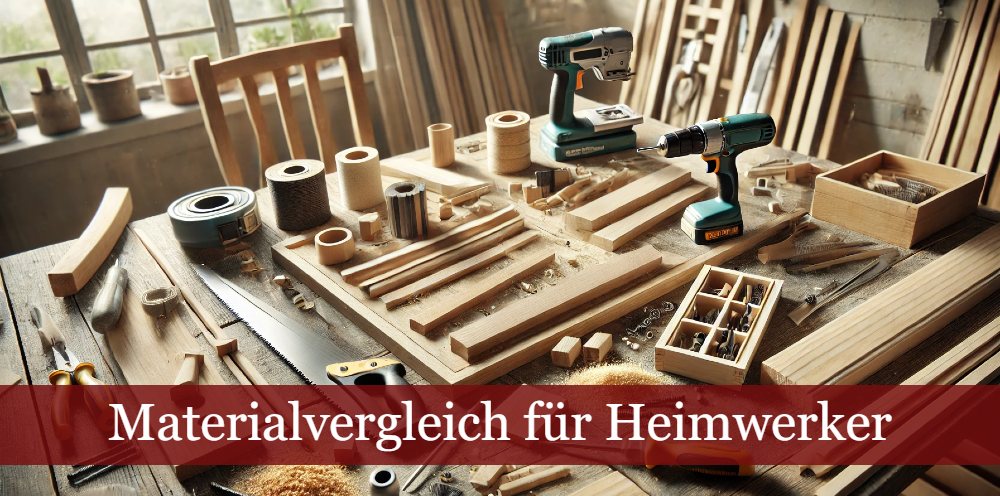 Materialvergleich Heimwerken