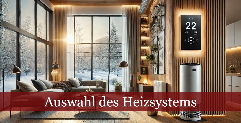 Auswahl Heizsystem