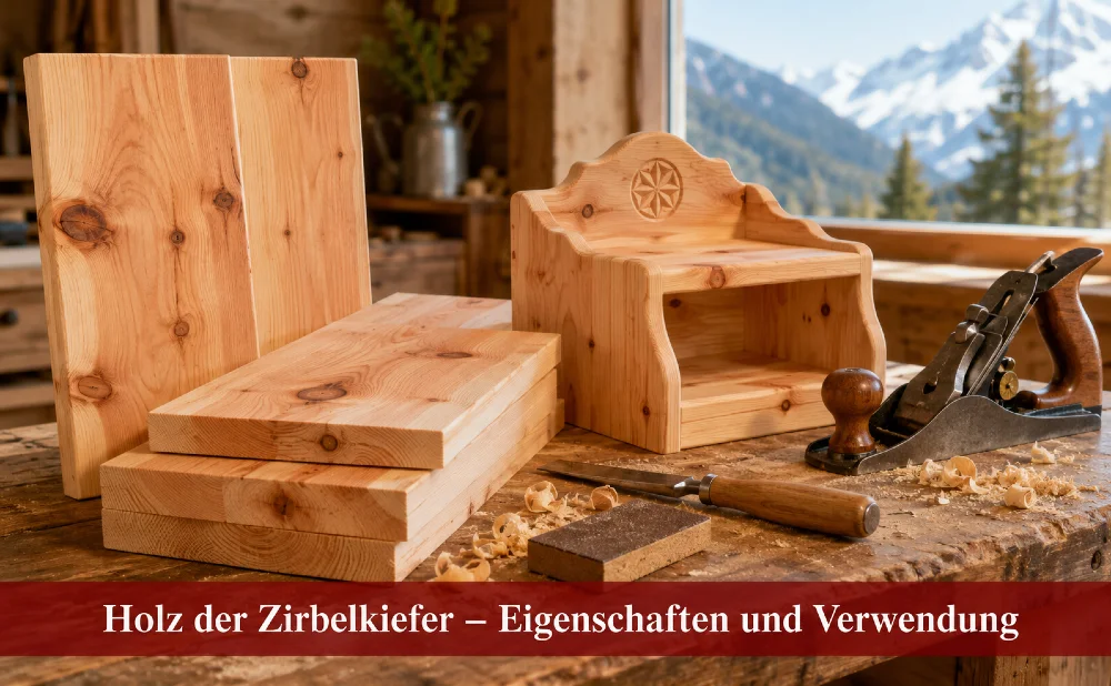 Zirbenholz Eigenschaften und Verwendung - Symbolbild