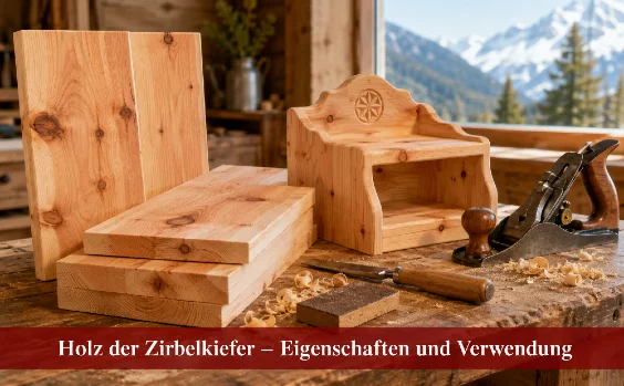 Zirbenholz Eigenschaften und Verwendung - Symbolbild