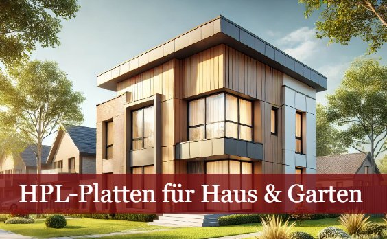 Haus mit HPL Platten