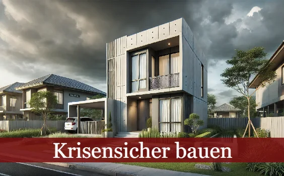 Katastrophensicheres bauen - Einfamilienhaus (Symbolbild)