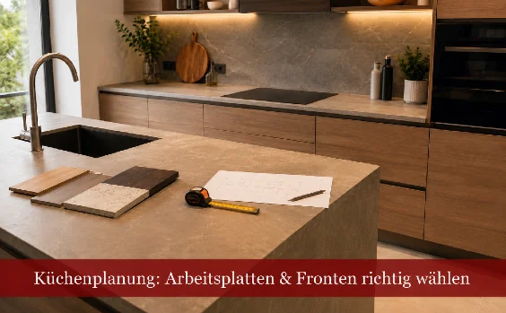 Symbolbild Küchenplanung: Arbeitsplatten & Fronten richtig wählen