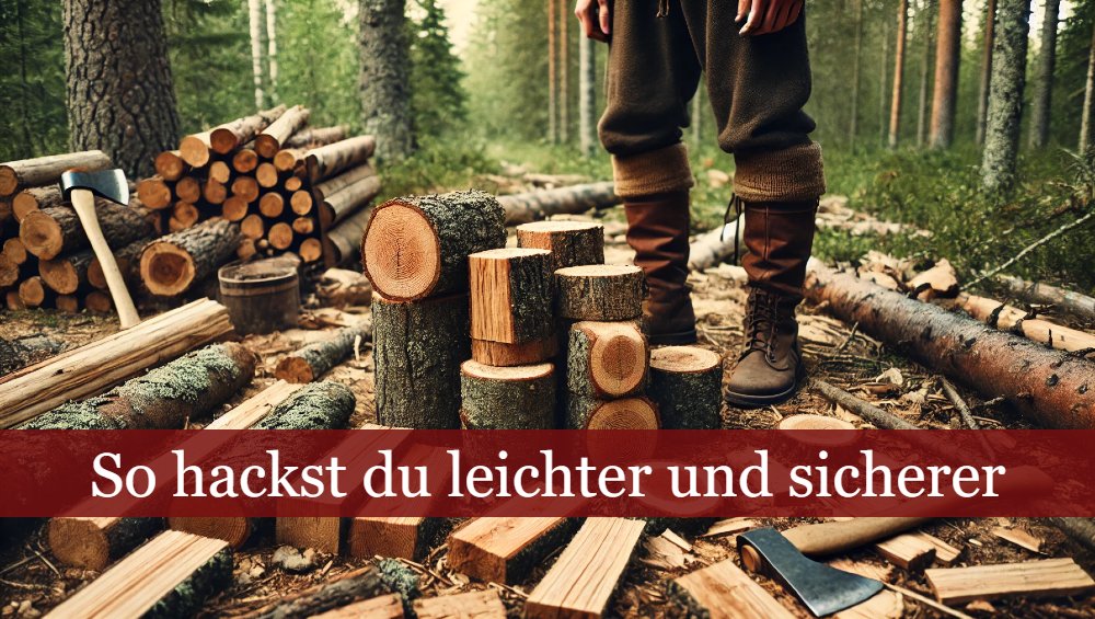 Holz leichter hacken