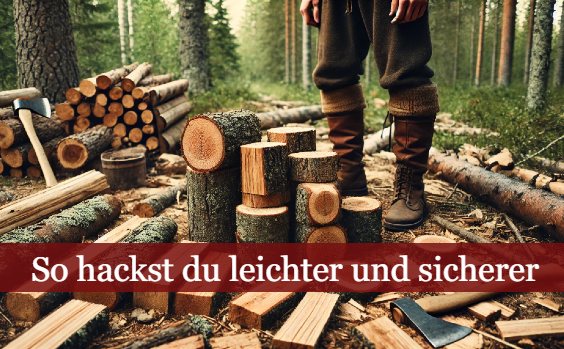 Holz leichter hacken