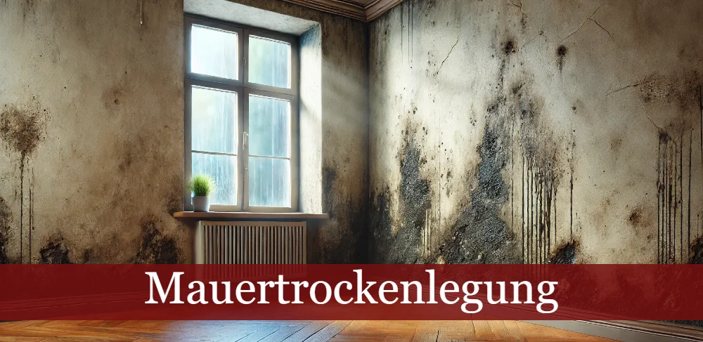 Mauertrockenlegung: schimmelnde Wände | Symbolbild