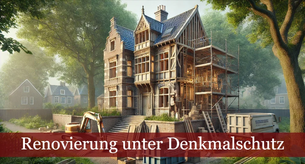Renovierung unter Denkmalschutz