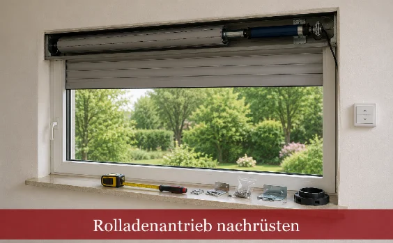 Rolladenantrieb nachrüsten Symbolbild