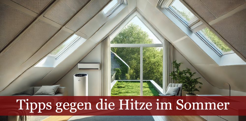Tipps gegen die Sommerhitze unterm Dach