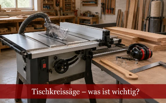 Tischkreissäge – was ist wichtig? Symbolbild