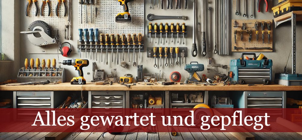 Werkstatt mit Werkzeug (Symbolbild)