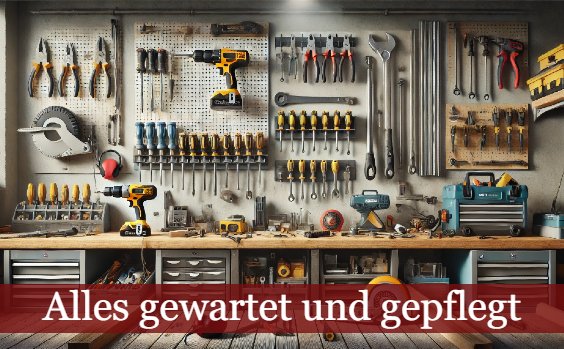 Werkstatt mit Werkzeug (Symbolbild)