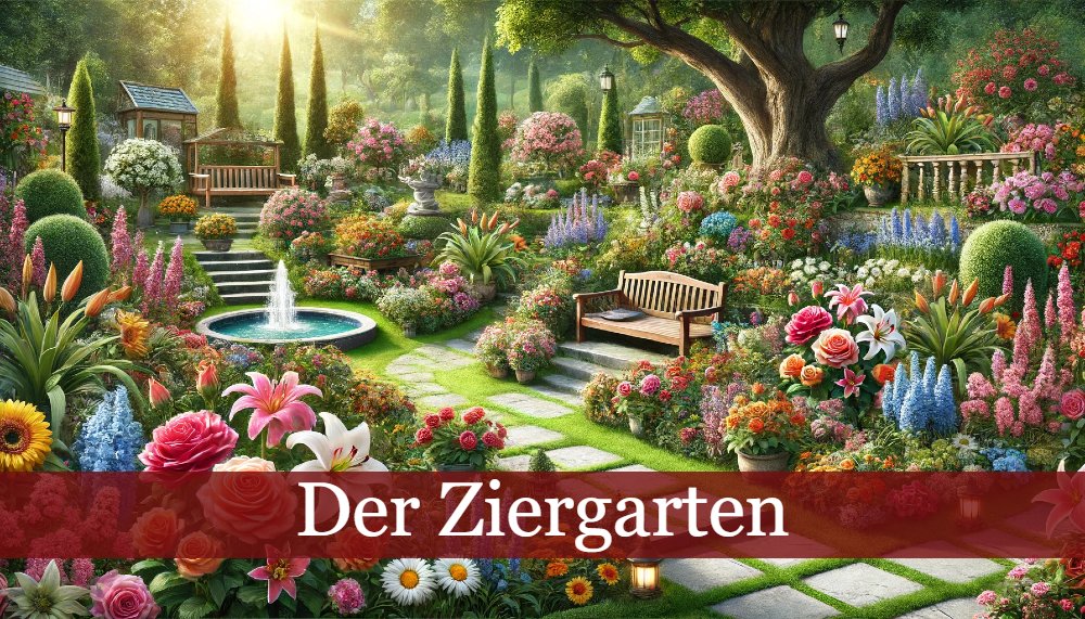 Ziergarten, Symbild