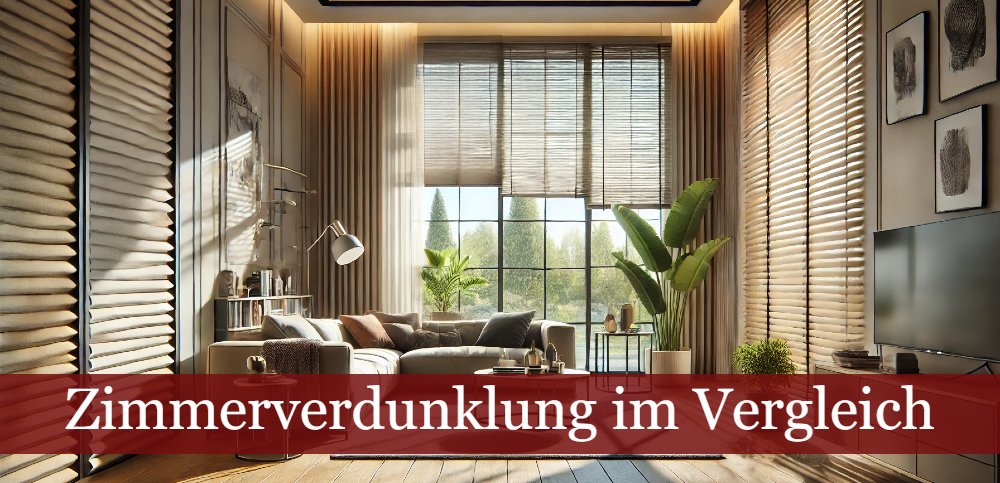 Zimmerverdunklungen im Wohnzimmer