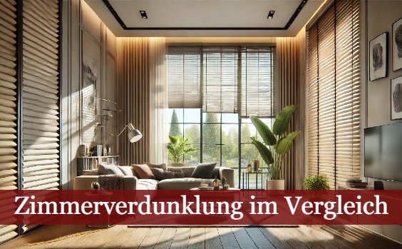 Zimmerverdunklungen im Wohnzimmer