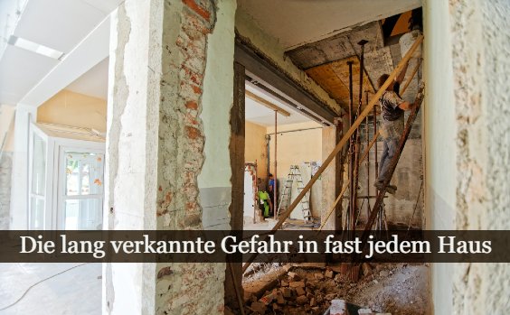 Asbestrenovierung mit offenen Mauern