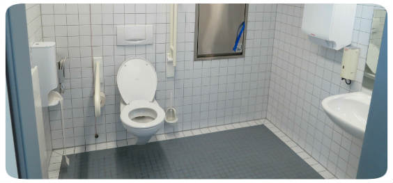 Barrierefreies Badezimmer