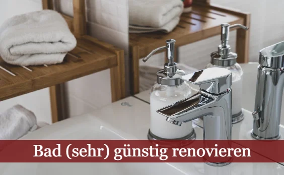 Bad sehr günstig renovieren (Symbolbild)