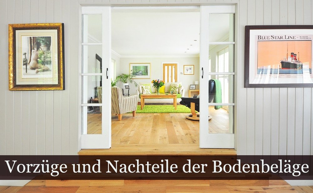 Bodenbelag im Wohnzimmer