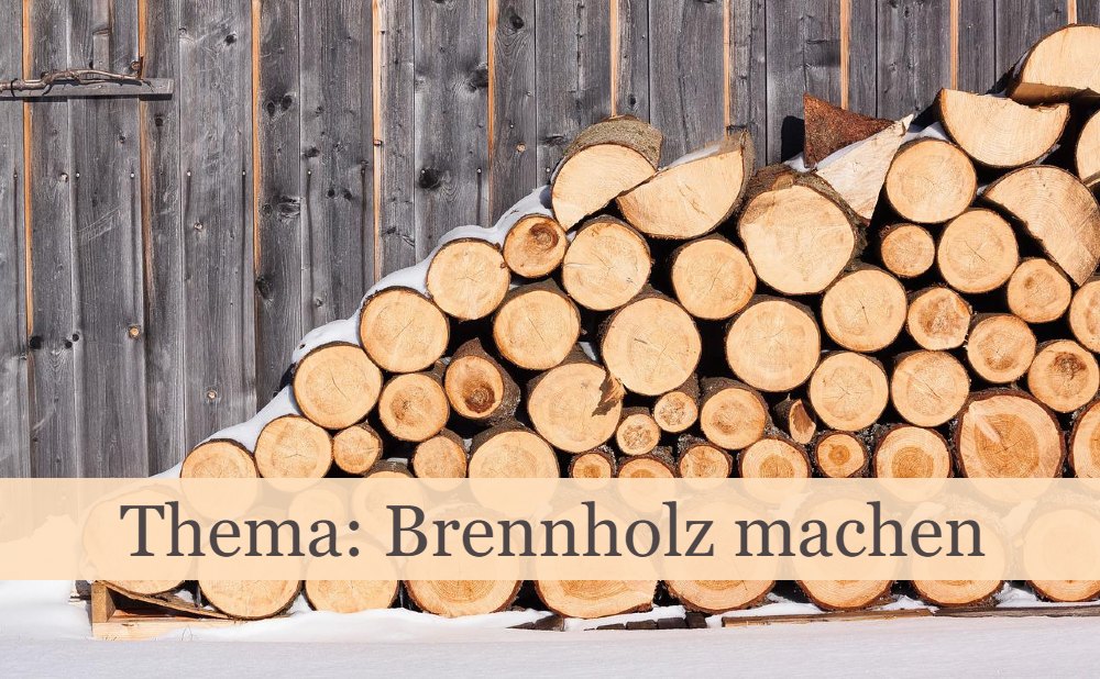 Brennholz machen