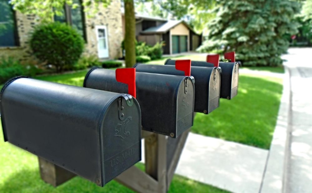 Briefkasten Reihe
