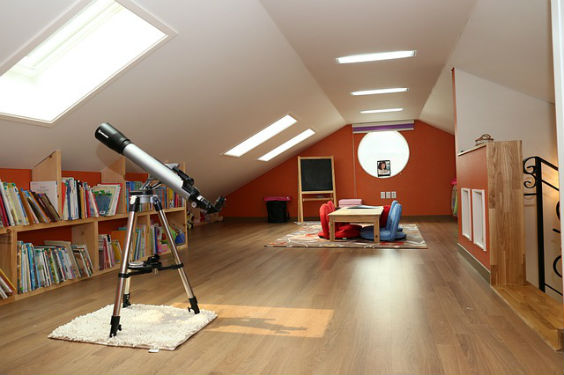 Ausgebautes Dachgeschoss