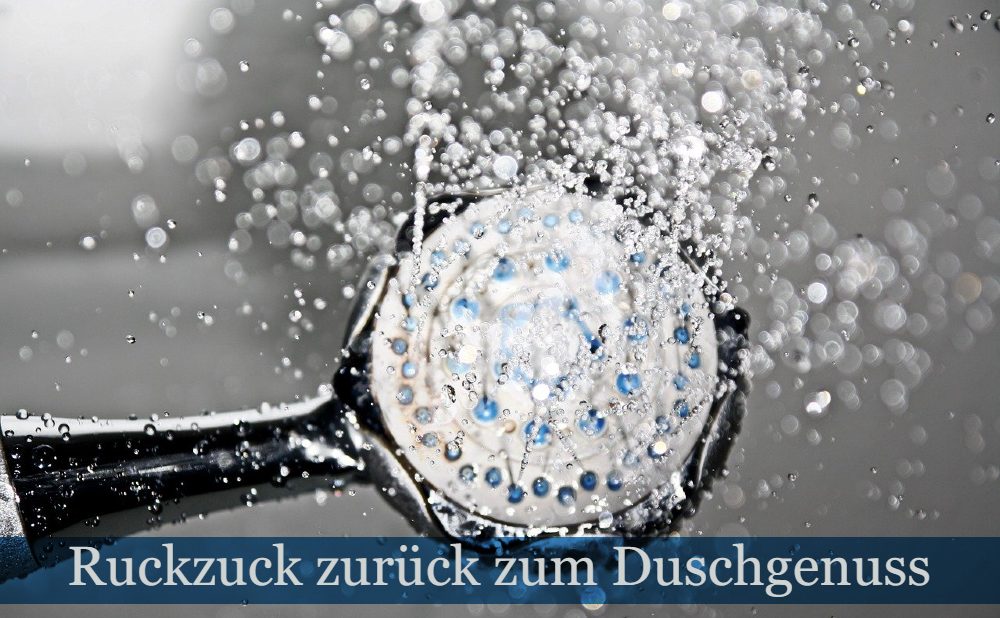 Dusche verstopft