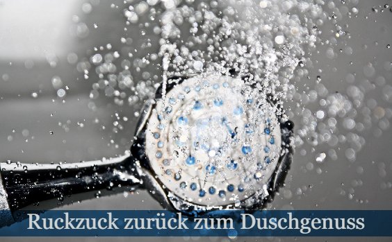 Dusche verstopft