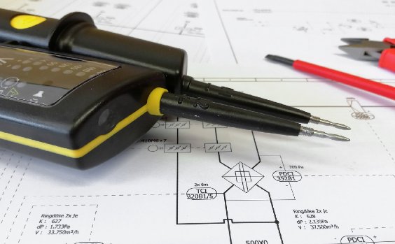 Plan für die Elektrik, Messgerät