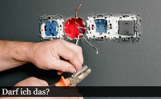 Haus sanieren – Elektrik selbst machen?