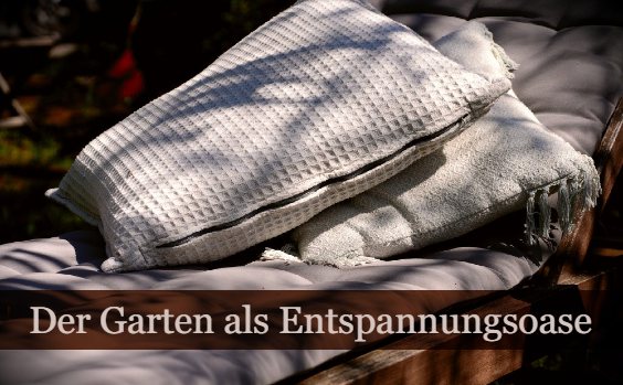 Garten gemütlich machen