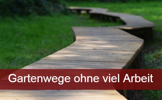Gartenweg pflegeleicht