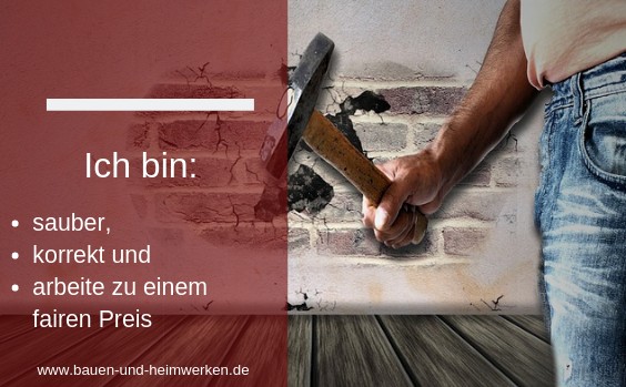 Einen guten Handwerker finden