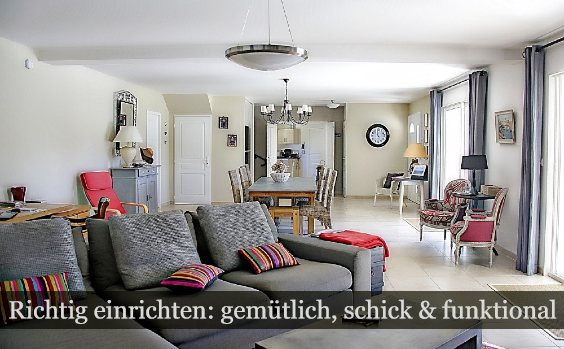 Haus richtig einrichten