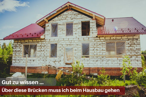 Schritte beim Hausbau
