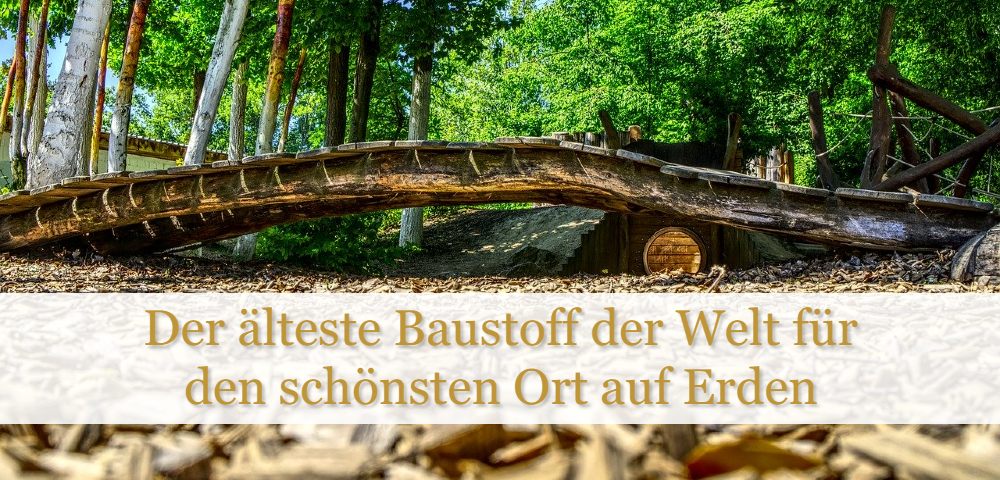 Holz im Garten