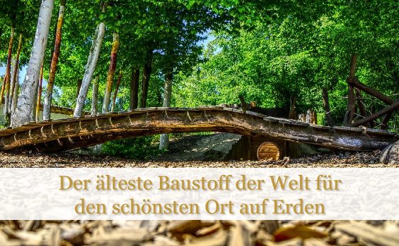 Holz im Garten