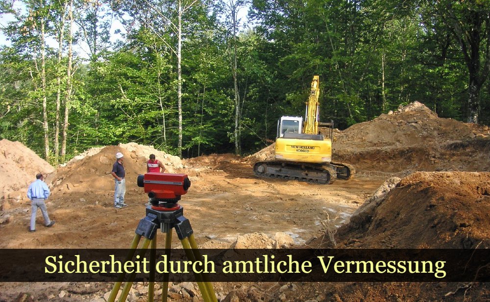 Katastervermessung Neubau